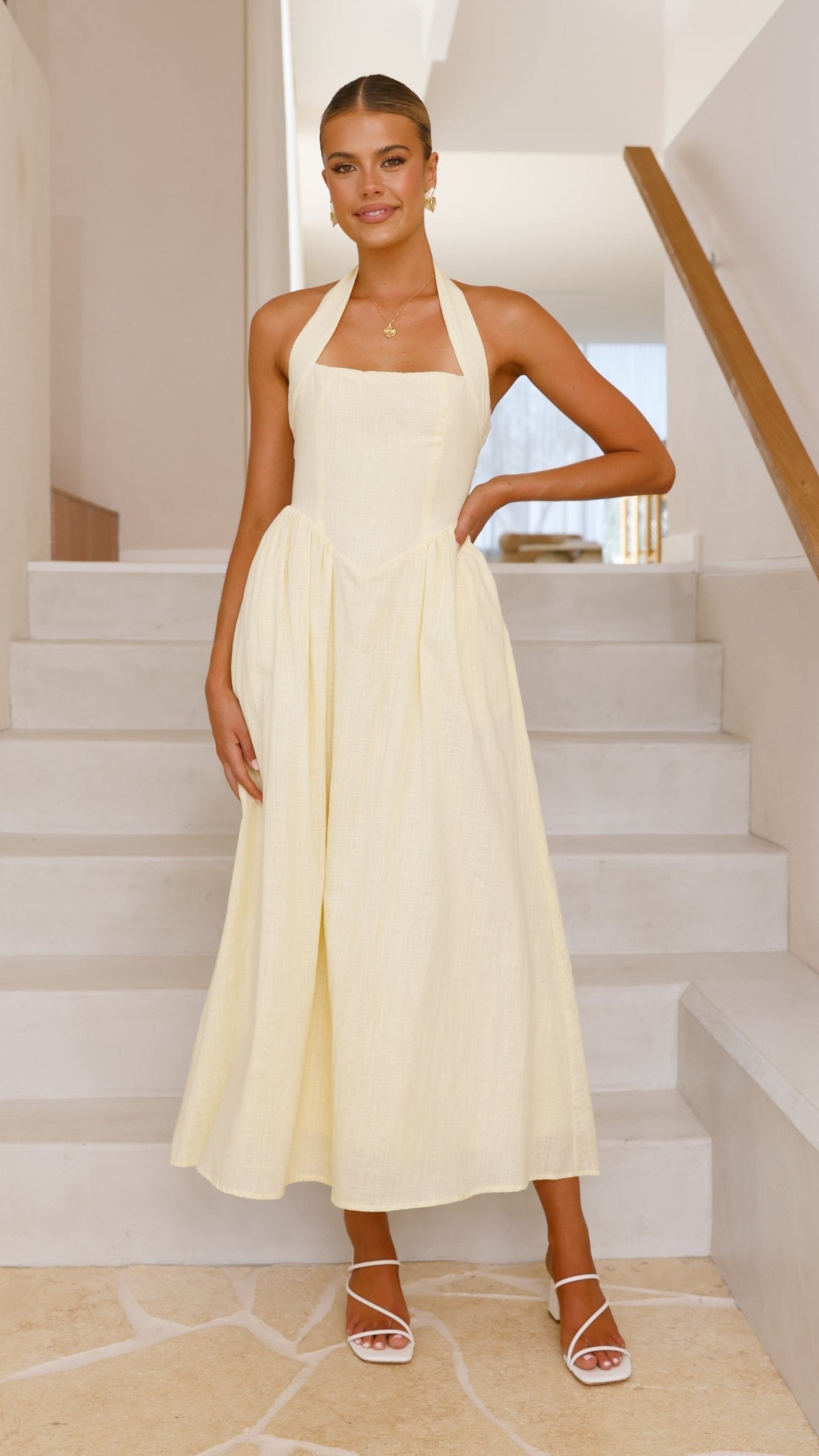 Abito Lino Elegante