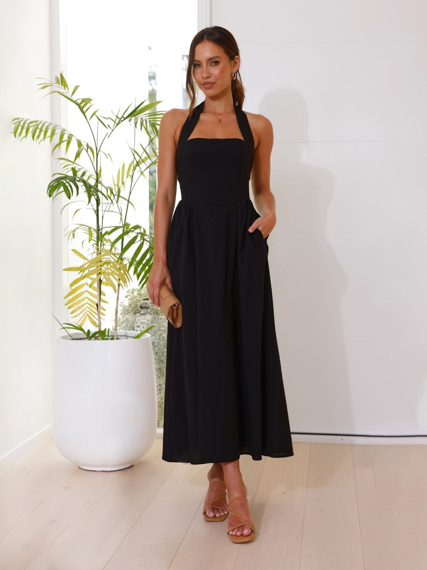 Abito Lino Elegante