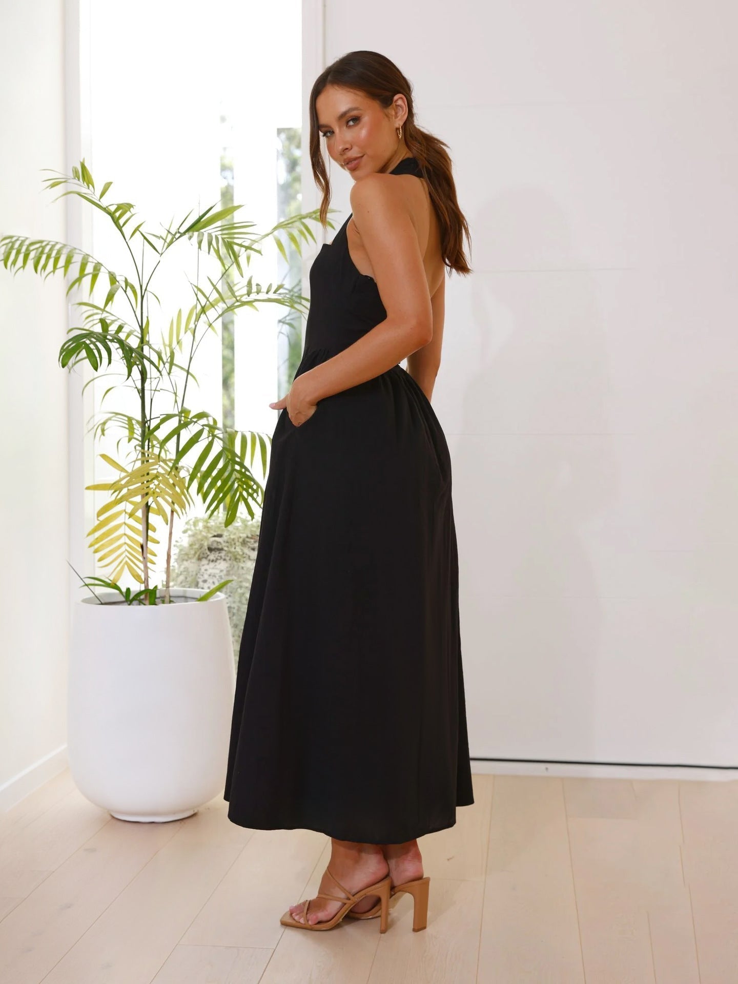 Abito Lino Elegante